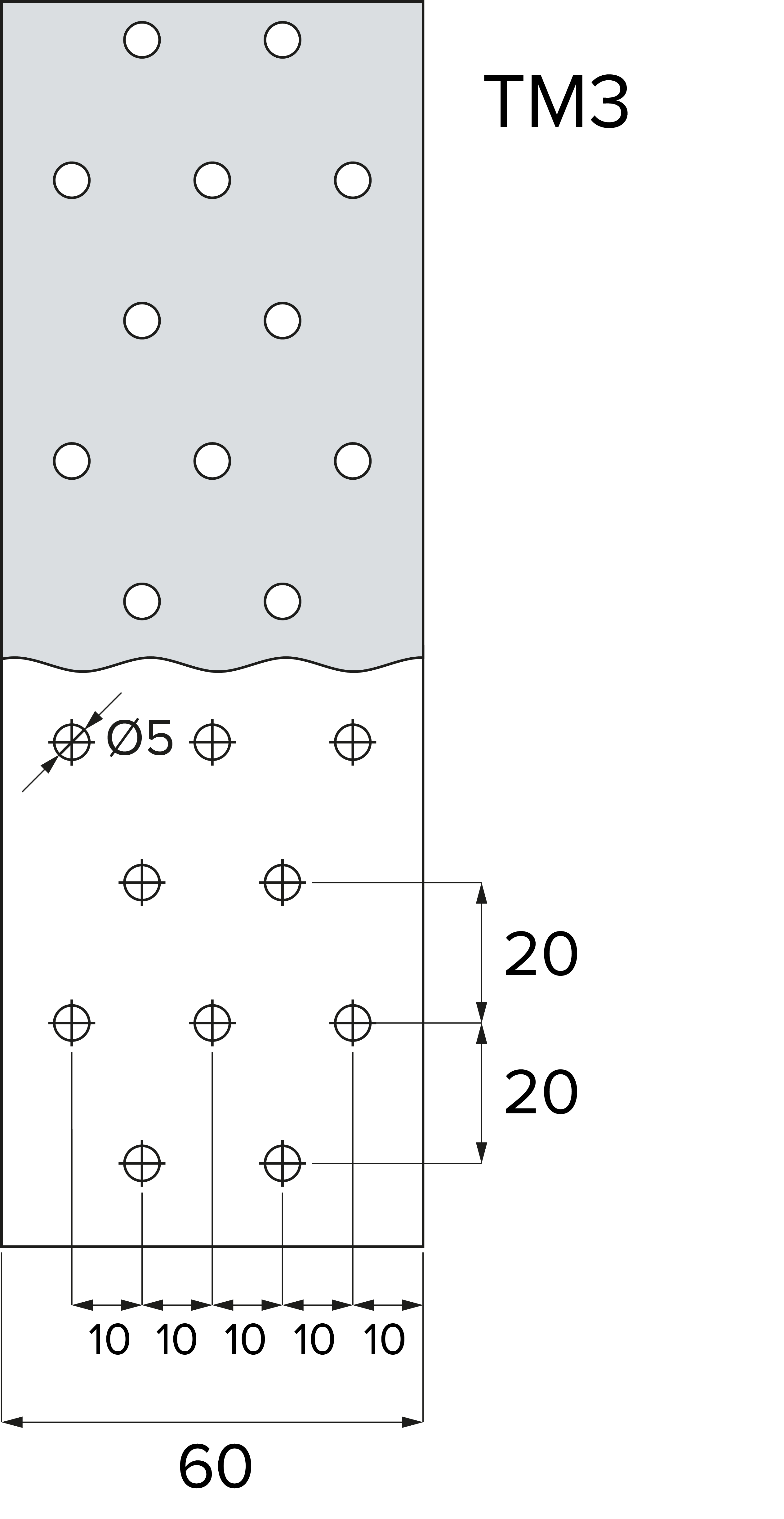 Taśma ciesielska konstrukcyjna stalowa perforowana - 10 m | TM 3 Taśma ciesielska konstrukcyjna stalowa perforowana - 10 m | TM 3